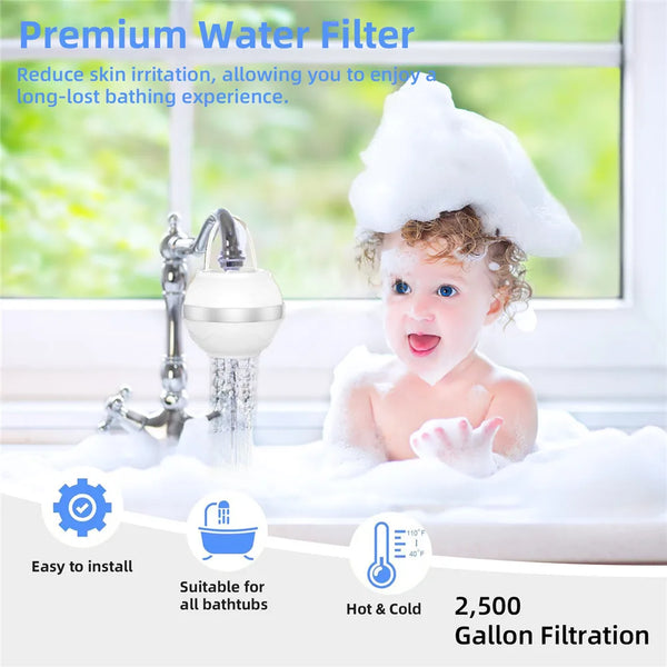 Spa-Ready Bath Water Filter